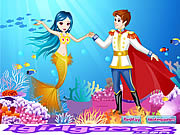 Флеш игра онлайн Little Mermaid Sweet Love